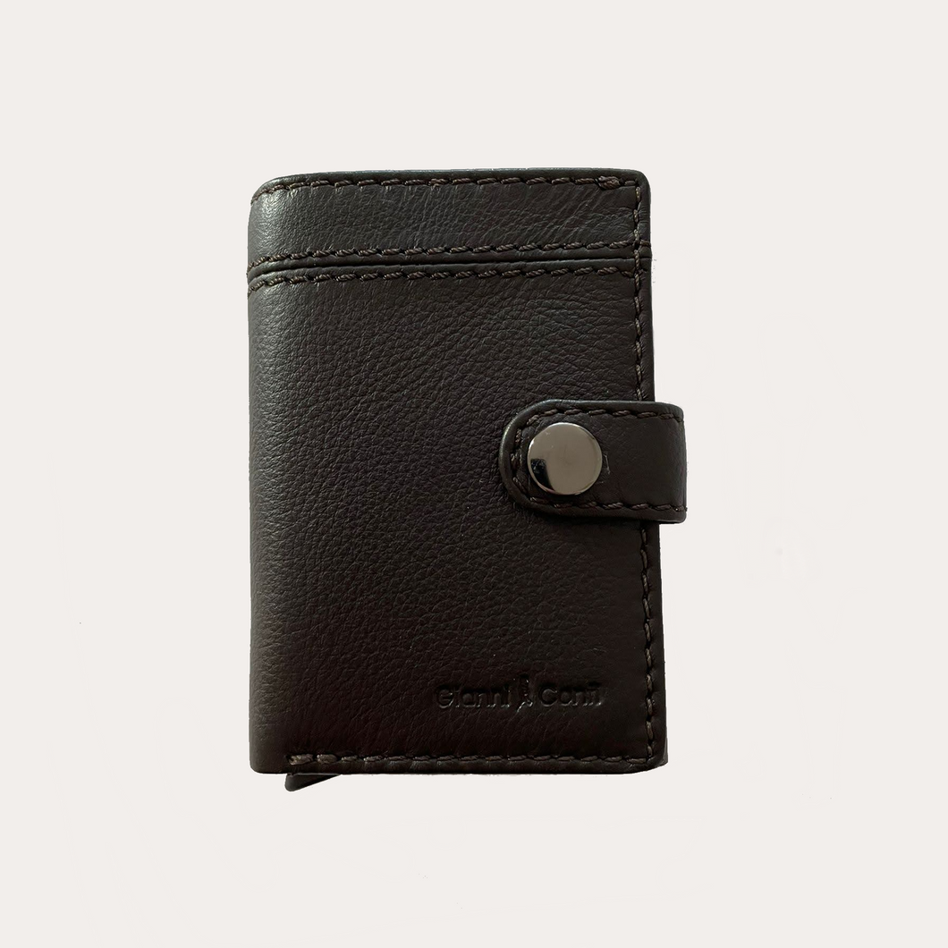 Gianni Conti Dark Brown RFID Leather Wallet
