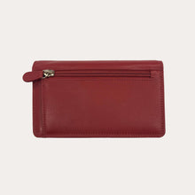 Load image into Gallery viewer, Red Flap over Leather Purse
