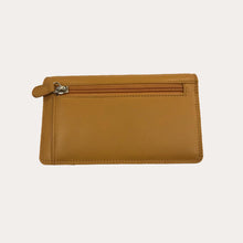 Load image into Gallery viewer, Yellow Flap over Leather Purse
