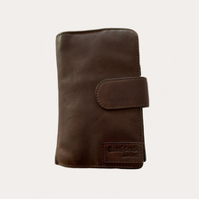 Load image into Gallery viewer, Gianni Conti Brown Vintage Washed Leather Ladies Purse
