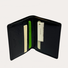 Load image into Gallery viewer, Gianni Conti Black Leather Wallet-8 credit card sections

