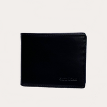 Load image into Gallery viewer, Gianni Conti Black Leather Wallet-12 credit card sections
