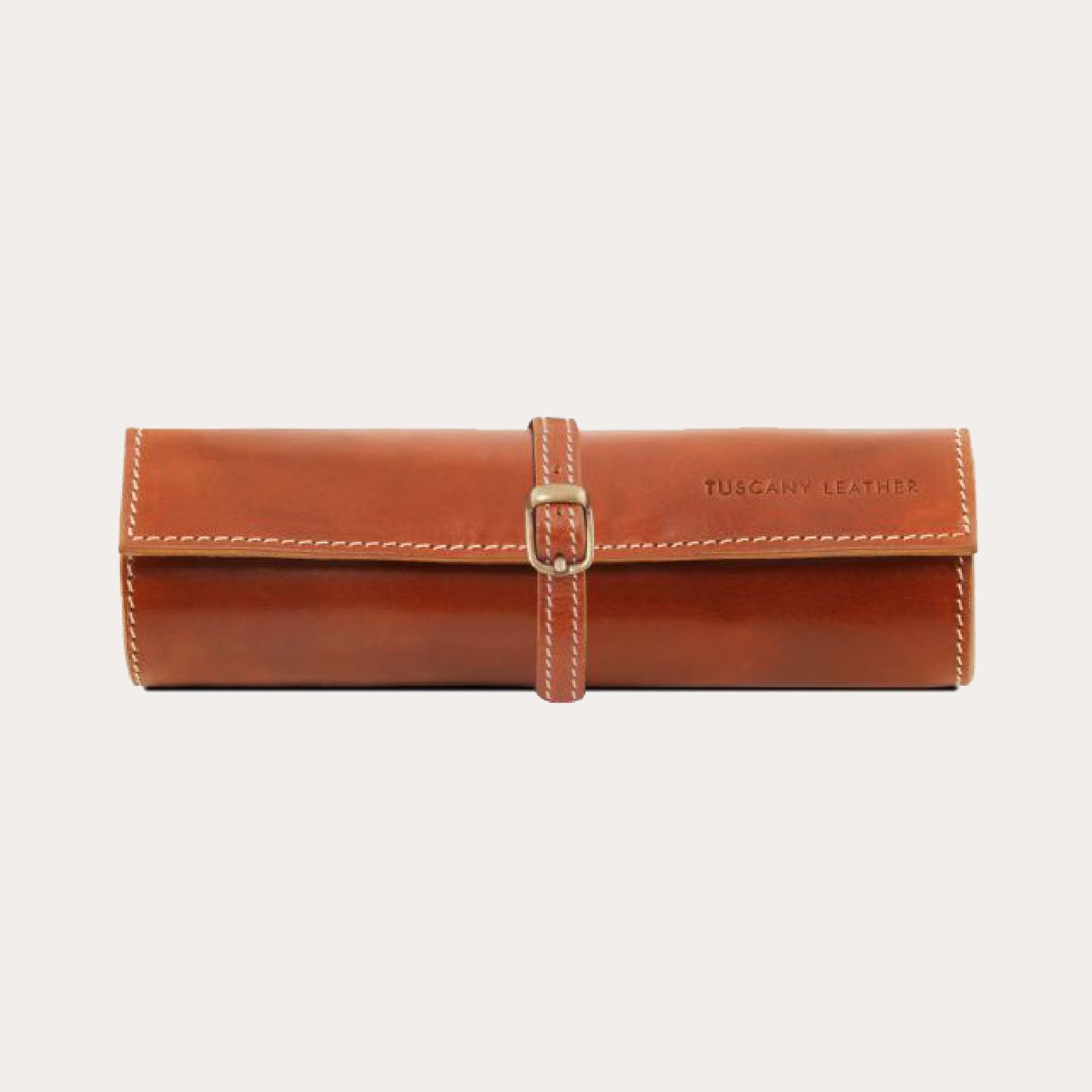 Tuscany Leather Honey Leather Jewellery Roll
