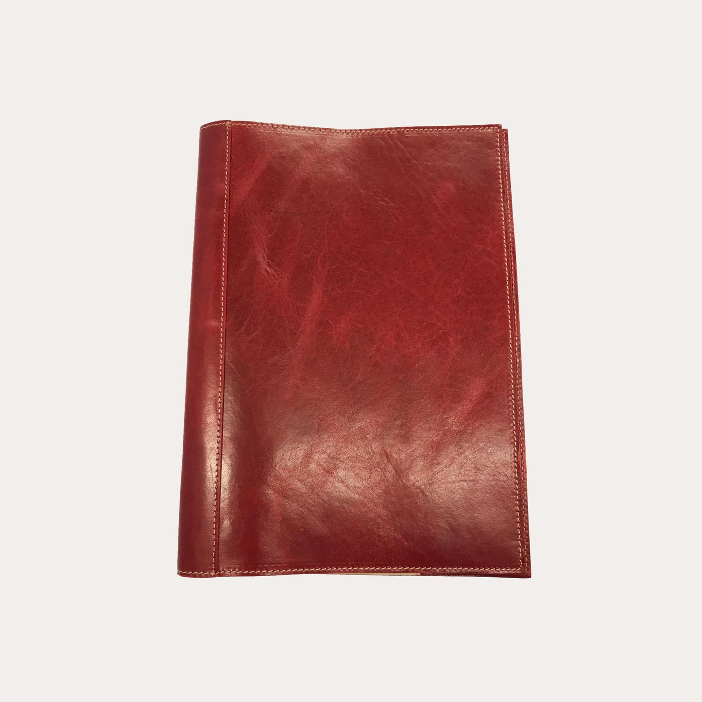 Chiarugi Red Leather A4 Notebook/Diary Cover