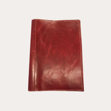 Load image into Gallery viewer, Chiarugi Red Leather A4 Notebook/Diary Cover
