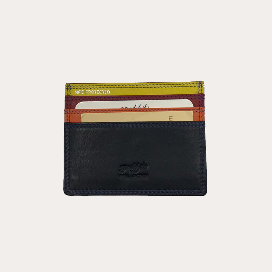 Midnight Leather Credit Card Holder