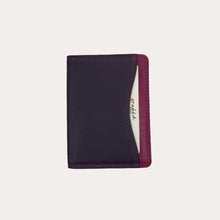 Load image into Gallery viewer, China Rose Leather Credit Card or Bus Pass Holder
