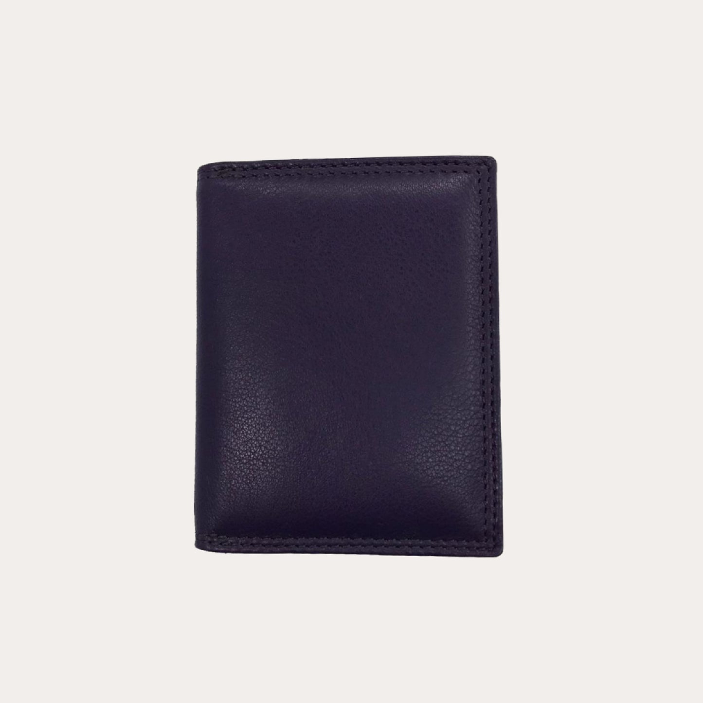 Purple Leather Credit Card Holder