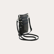 Load image into Gallery viewer, Tuscany Leather Black Leather Crossbody Bag
