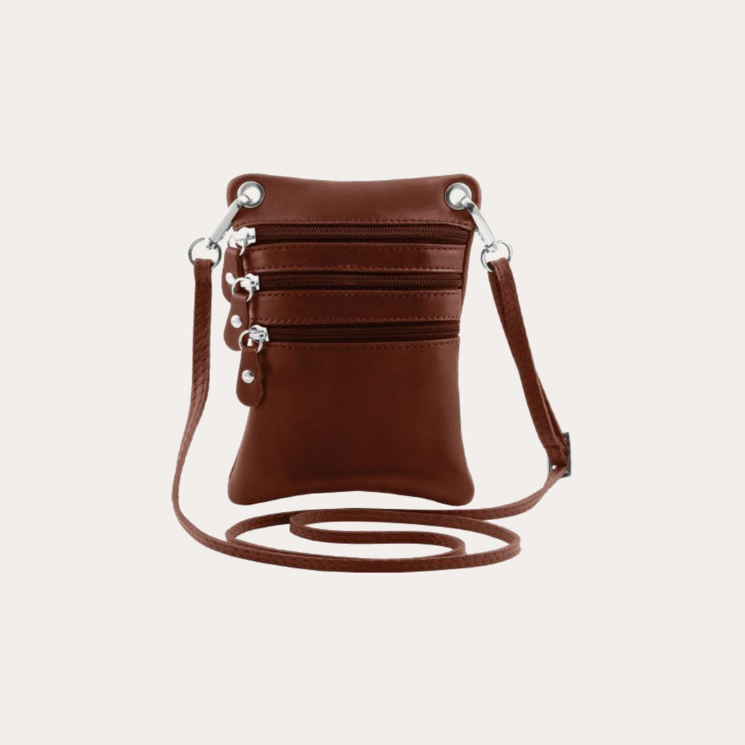 Tuscany Leather Brown Leather Crossbody Bag