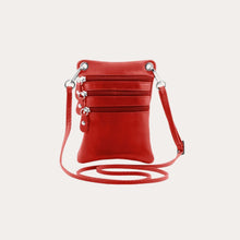Load image into Gallery viewer, Tuscany Leather Red Leather Crossbody Bag
