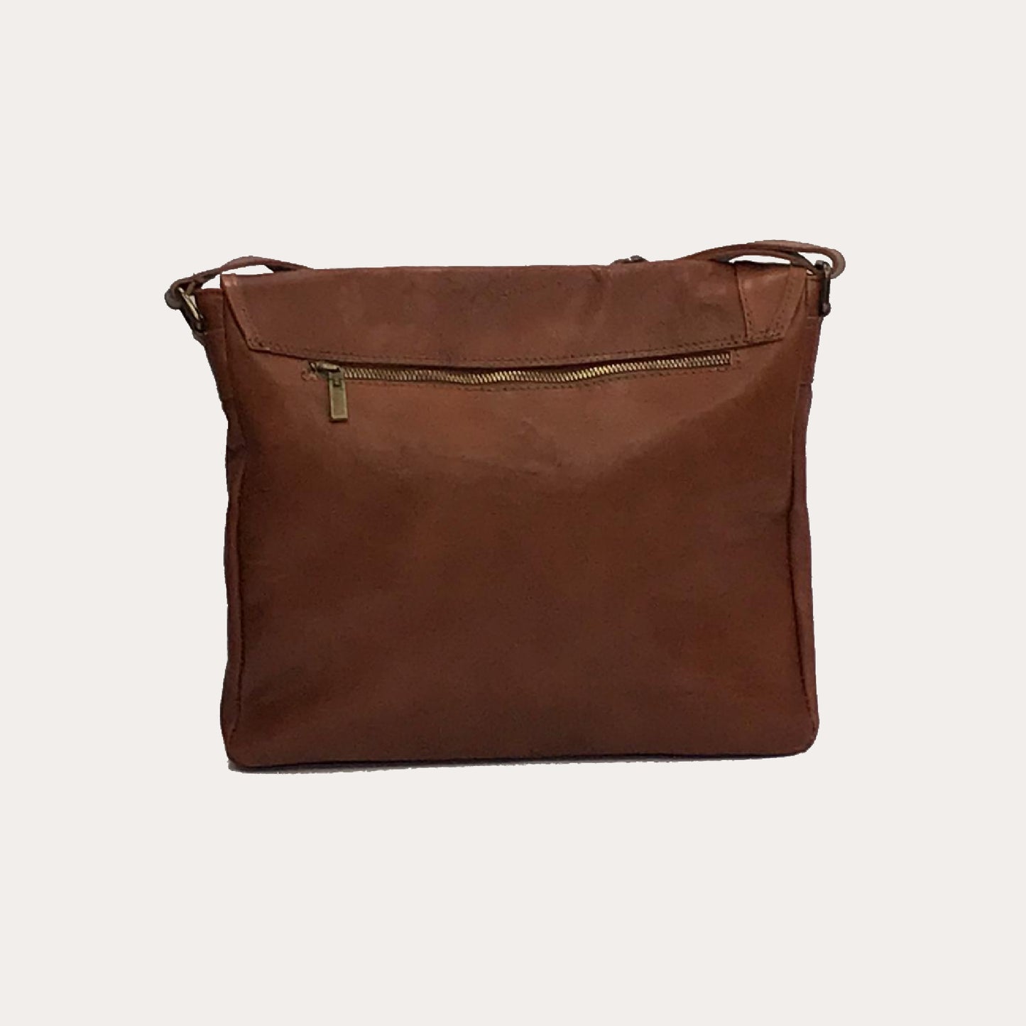 I Medici Brown Leather Messenger Bag