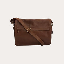 Load image into Gallery viewer, I Medici Brown Leather Messenger Bag
