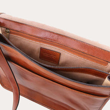 Load image into Gallery viewer, Tuscany Leather Brown Leather Messenger Bag
