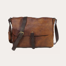 Load image into Gallery viewer, Chiarugi Brown Leather Satchel
