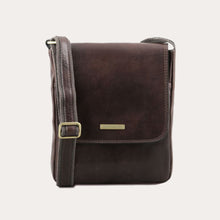 Load image into Gallery viewer, Tuscany Leather Dark Brown Leather Crossbody Bag
