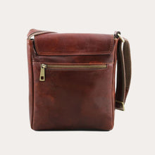 Load image into Gallery viewer, Tuscany Leather Dark Brown Leather Crossbody Bag
