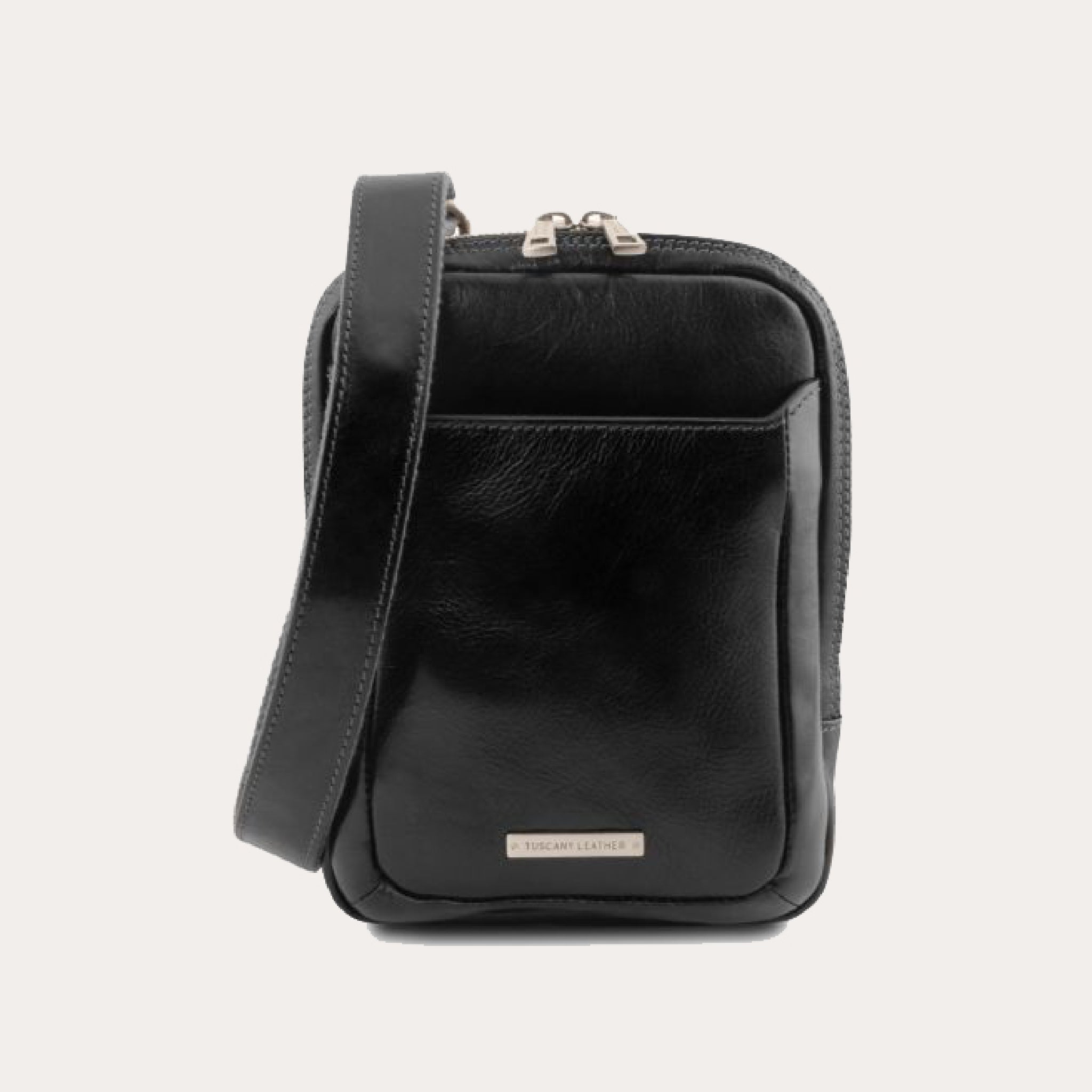 Leather crossbody utility bag sale