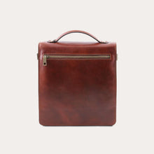 Load image into Gallery viewer, Tuscany Leather Black Leather Crossbody Bag
