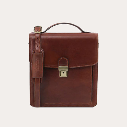 Tuscany Leather Brown Leather Crossbody Bag