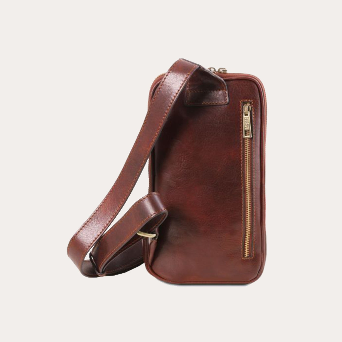 Tuscany Leather Brown Leather Crossover Bag