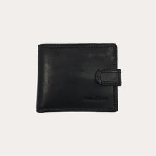 Load image into Gallery viewer, Gianni Conti Black Leather Wallet-7 Credit Card/Coin Section
