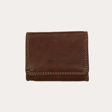 Load image into Gallery viewer, Gianni Conti Tan Leather Wallet-2 Credit Card/Coin Section
