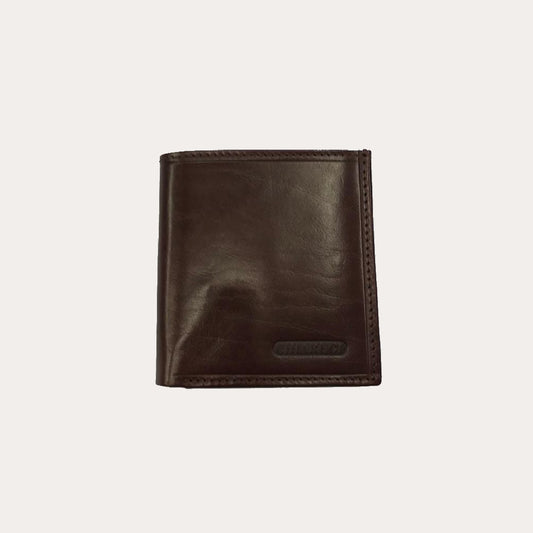 Chiarugi Maroon Leather Wallet-7 Credit Card/Coin Section