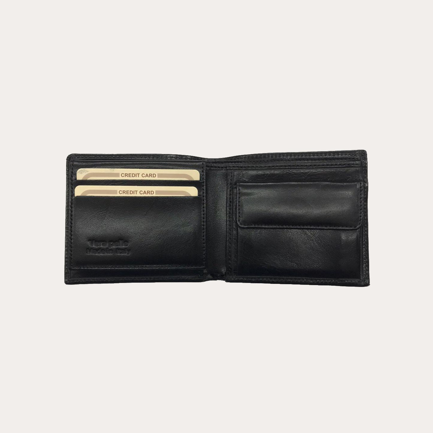 Tuscany Leather Black Leather Wallet