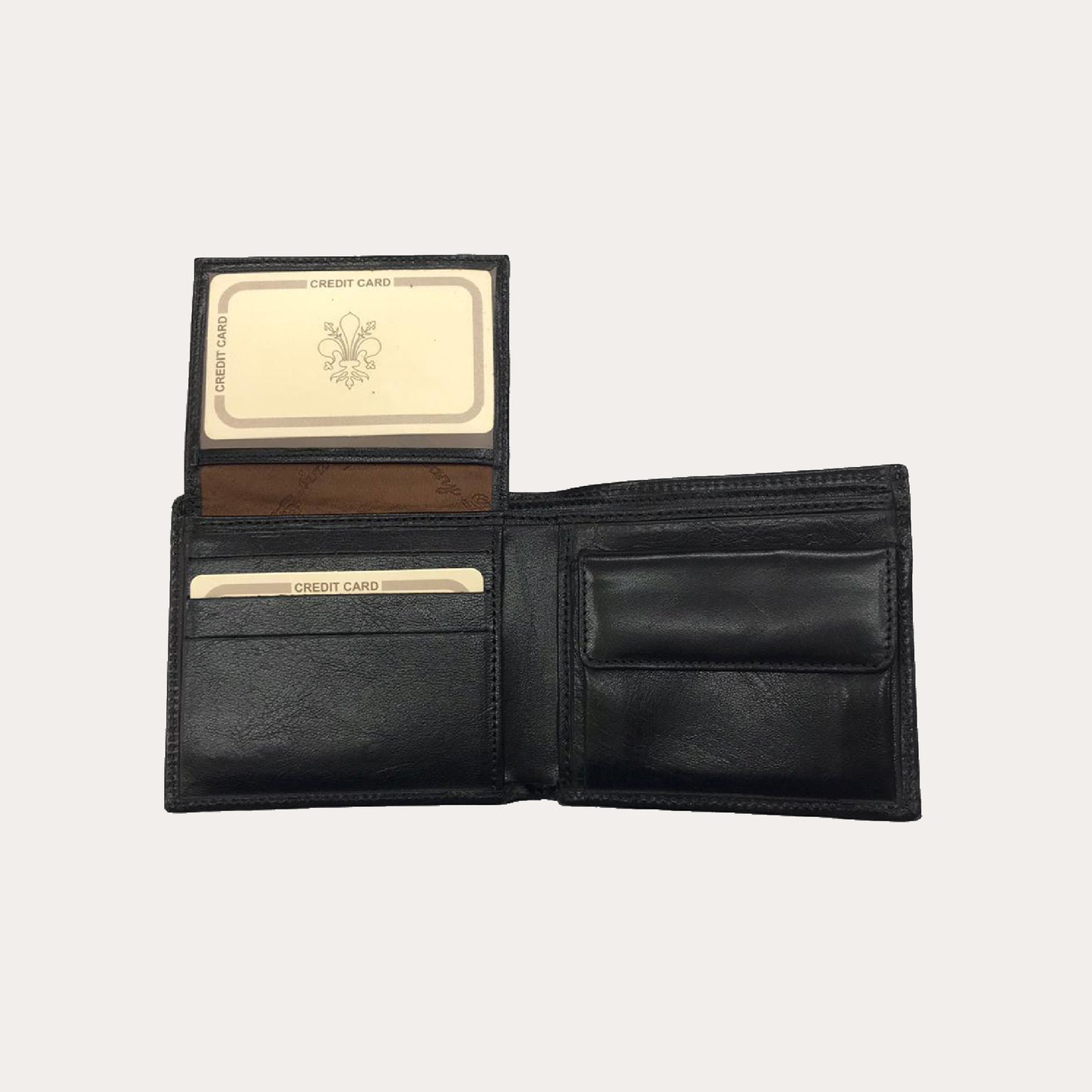 Tuscany Leather Black Leather Wallet