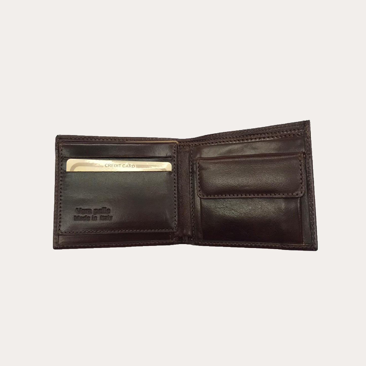 Tuscany Leather Dark Brown Leather Wallet