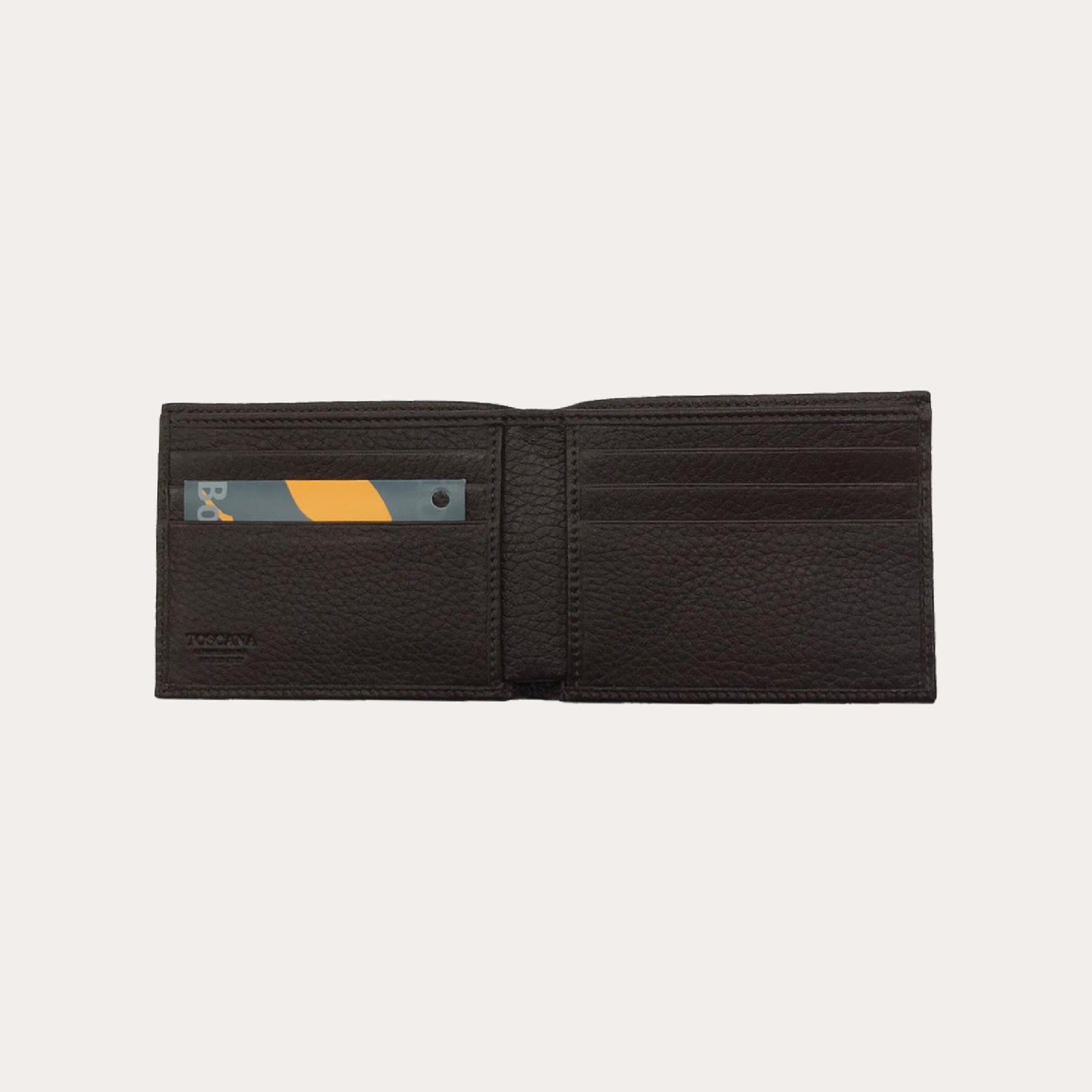 Brown Deer Leather Wallet-6 Credit Card Sections