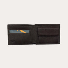 Load image into Gallery viewer, Brown Deer Leather Wallet-3 Credit Card/Coin Section

