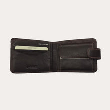 Load image into Gallery viewer, Brown Leather Wallet-7 Credit Card/Coin Section
