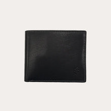 Load image into Gallery viewer, Black Leather Wallet-8 Credit Card Sections
