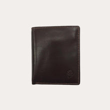 Load image into Gallery viewer, Brown Leather Wallet-12 Credit Card Sections
