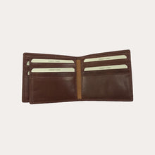 Load image into Gallery viewer, Tan Leather Wallet-12 Credit Card Sections
