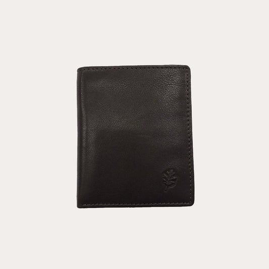 Brown Leather Wallet-8 Credit Card Sections