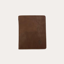Load image into Gallery viewer, Tan Leather Wallet-8 Credit Card Sections
