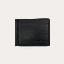 Load image into Gallery viewer, Gianni Conti Black Leather Wallet-8 Credit Card Sections
