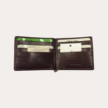 Load image into Gallery viewer, Gianni Conti Brown Leather Wallet-8 Credit Card Sections
