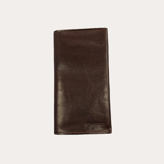 Chiarugi Maroon Leather Phone Holder Wallet