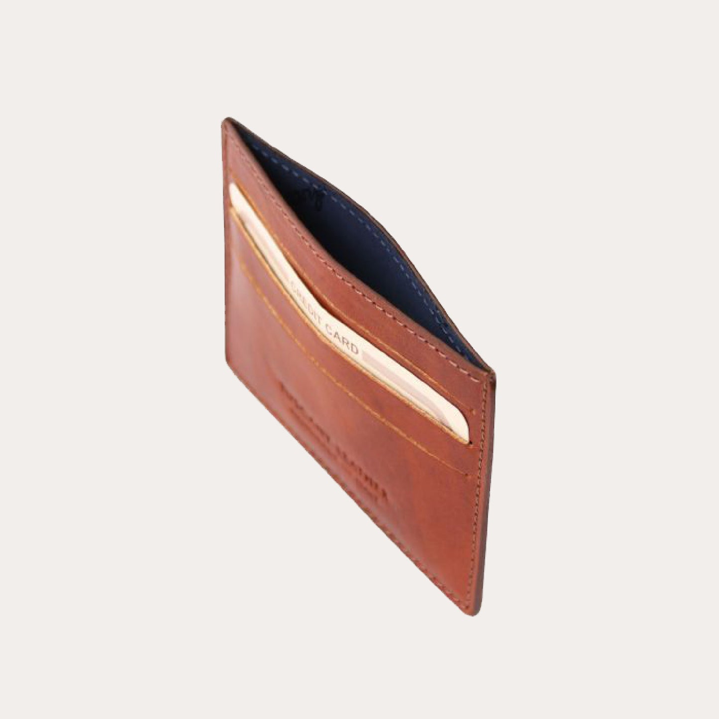 Tuscany Leather Dark Brown Leather Credit/Business Card Holder