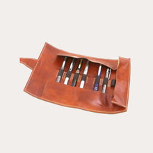 Load image into Gallery viewer, Tuscany Leather Honey Leather Pen Holder
