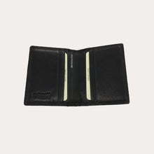 Load image into Gallery viewer, Black Leather Credit Card Holder
