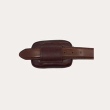 Load image into Gallery viewer, Maroon Leather Belt Pouch

