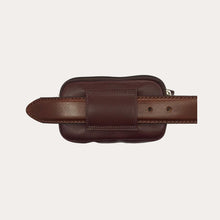 Load image into Gallery viewer, Maroon Leather Belt Pouch
