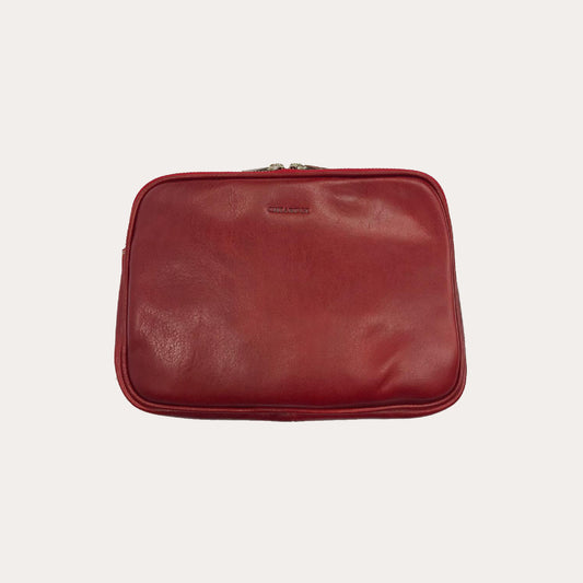 Chiarugi Red Leather Tidy Bag