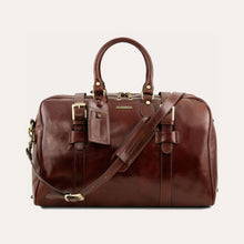 Load image into Gallery viewer, Tuscany Leather Brown Leather Travel Bag-Small Size
