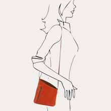 Load image into Gallery viewer, Tuscany Leather Black Mini Soft Leather Cross Bag
